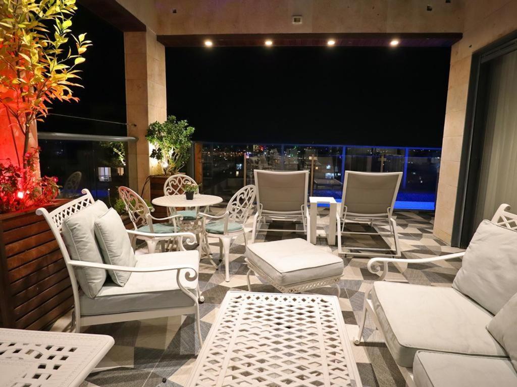 Luxury Rooftop Apartment In Netanya Eksteriør bilde